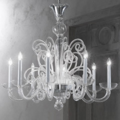 Светильник потолочный подвесной De Majo 060150K08_clear 6015 K8