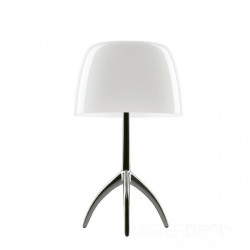 Настольный светильник Foscarini Lumiere 5 piccola Cromo nero/Bianco 0260112R2 11
