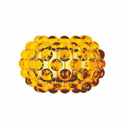 Накладной настенный светильник Foscarini 138025 52 Caboche piccola Giallo oro