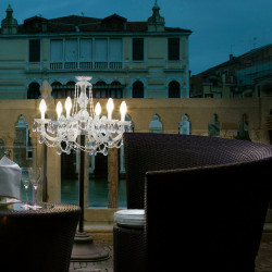 Уличный напольный светильник Masiero DRYLIGHT TL6 CRYSTAL