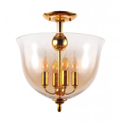 Накладной потолочный светильник Crystal Lux ATLAS PL4 GOLD