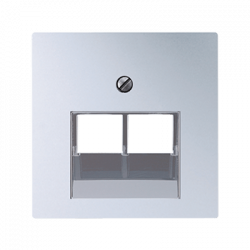 INTERNET-розетка 2ая алюминий экранированная