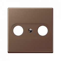 TV-FM-розетка проходная мокко