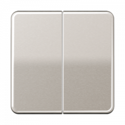 ВКЛючатель 2х-клавишный платина