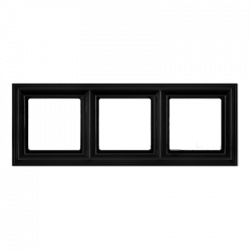 Рамка JUNG Eco Profi Deco антрацит - 3 поста