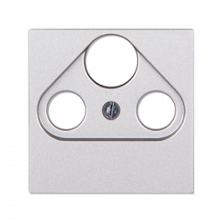 TV-SAT-розетка оконечная алюминий для приема спутникового, эфирного и кабельного вещания