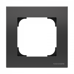 Рамка ABB Sky Niessen черный бархат - 1 пост