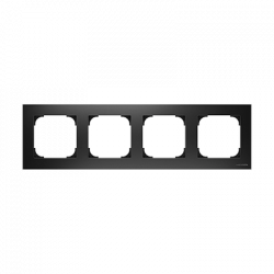 Рамка ABB Sky Niessen черный бархат - 4 поста