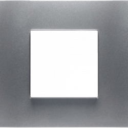 Рамка ABB Niessen Zenit серебристый - 5 постов (2+2+2+2+2 модуля)