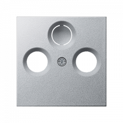 SAT-TV-FM-розетка проходная алюминий для систем приема спутникового, эфирного и кабельного вещания