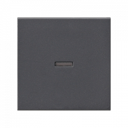 ВКЛючатель 1-клавишный С/П черный