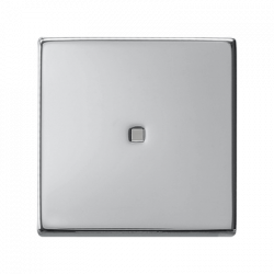 КНОПКА 1но-клавишная С/П хром