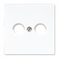 TV-FM-розетка проходная белый