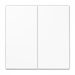 ВКЛючатель 2х-клавишный белый (IP44)