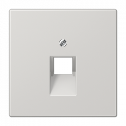 INTERNET-розетка 1ая светло-серая экранированная