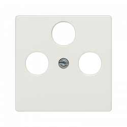 TV/SAT-розетка оконечная титаново-белый