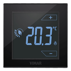 Терморегулятор для ТЕПЛОГО ПОЛа Серый с датчиком