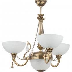 Подвесной светильник KUTEK Roma Klosz ROM-ZW-3+1(P)