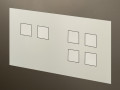 Дизайнерские выключатели Lithoss Squares