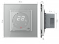 Терморегулятор пола Livolo 16А, сенсорное управление, датчик воздуха, 1 пост