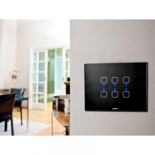 Сенсорные выключатели Gewiss Ice Touch Black