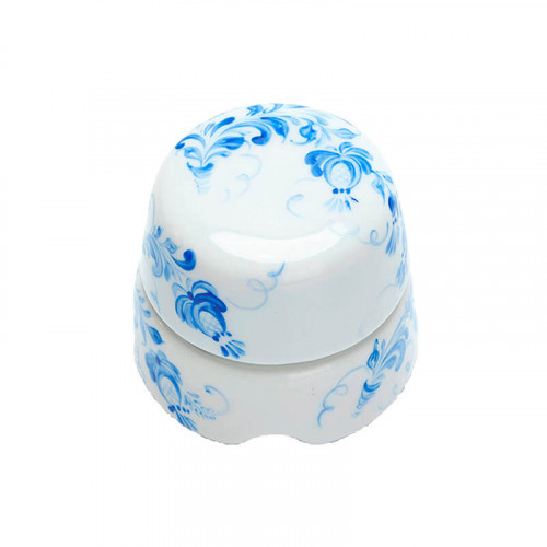 Гжель ретро выключатели и розетки Salvador