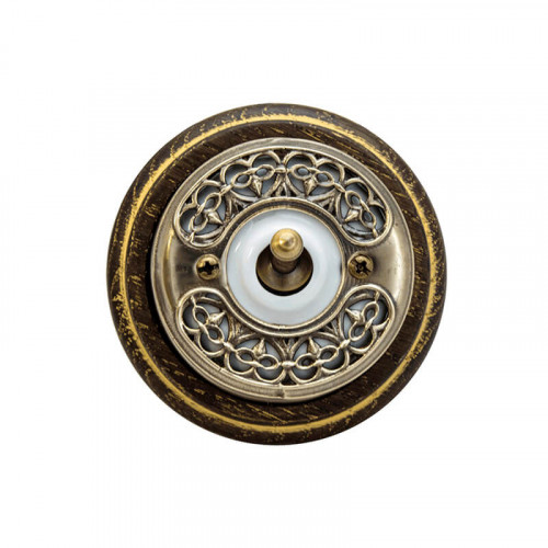 Латунные ретро выключатели и розетки Salvador