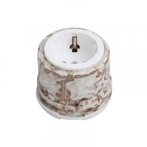 Мраморные ретро выключатели и розетки Salvador