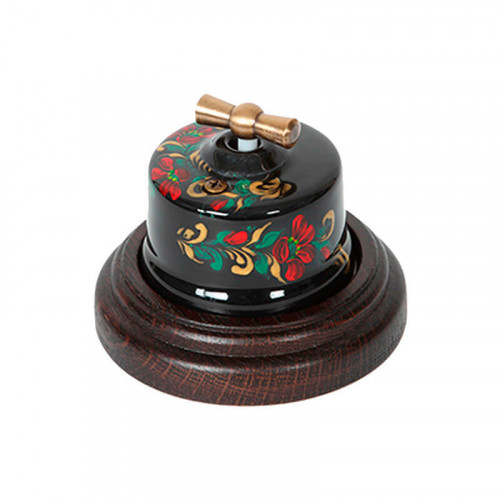 Ретро выключатели и розетки Salvador под хохлому