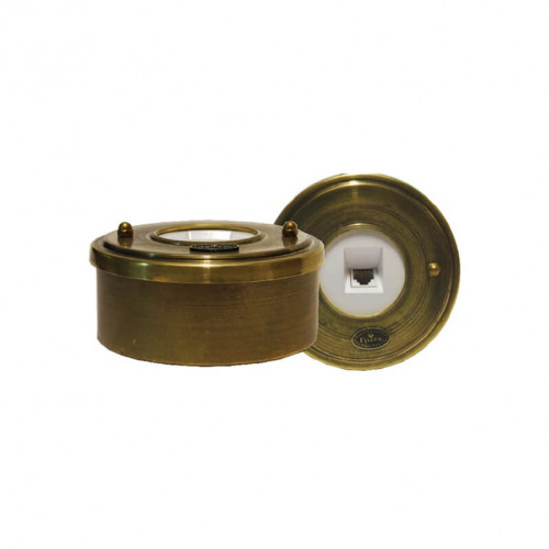 Латунные ретро выключатели и розетки ГУСЕВЪ