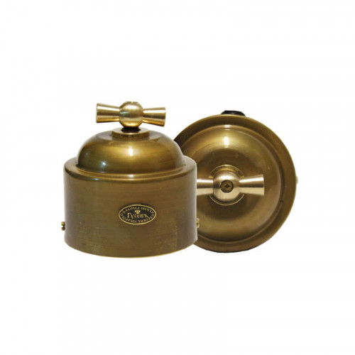 Латунные ретро выключатели и розетки ГУСЕВЪ