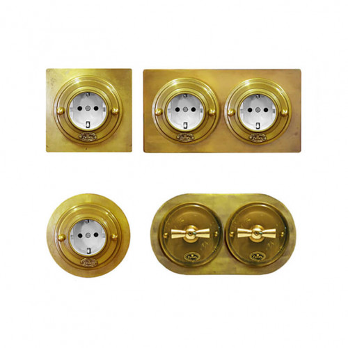 Ретро рамки для скрытой проводки ГУСЕВЪ