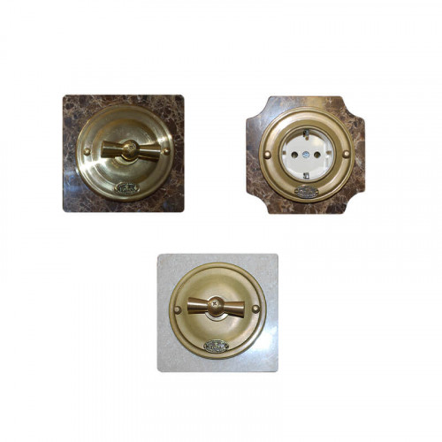 Каменные рамки для выключателей и розеток ГУСЕВЪ