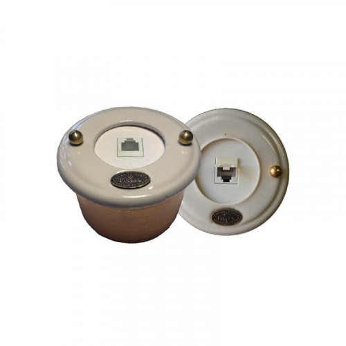 Фарфоровые ретро выключатели и розетки ГУСЕВЪ