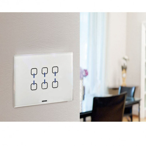 Сенсорные выключатели Gewiss Ice Touch White