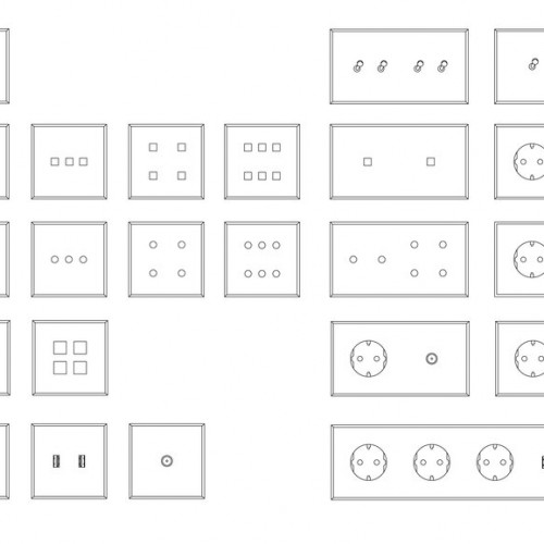 Дизайнерские выключатели ATELIER LUXUS Regent