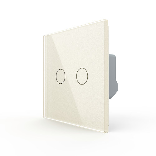 Двухклавишный сенсорный выключатель Livolo