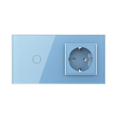 Сенсорный выключатель livolo с розеткой