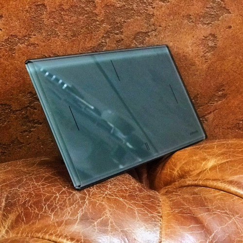 Сенсорный выключатель из стекла JUKKA серый