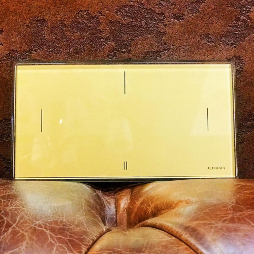 Сенсорный выключатель из стекла JUKKA золотой