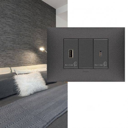 Дизайнерские выключатели VIMAR Neve Up