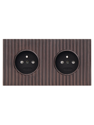 Дизайнерские выключатели Meljac Cannelée