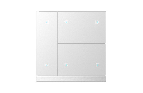 GVS KNX Waltz Push Button, 2/3/4-gang