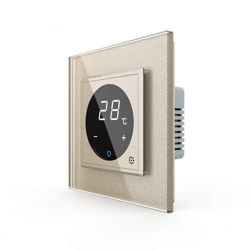 Терморегулятор пола Livolo 16А, сенсорное управление, датчик воздуха, 1 пост