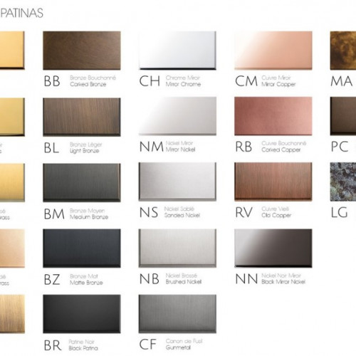 Дизайнерские выключатели ATELIER LUXUS серия Q2