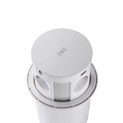 Выдвижной блок Mebax 107J ⌀120 мм с беспроводной зарядкой