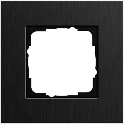 Рамка GIRA Esprit алюминий черный - 1 пост