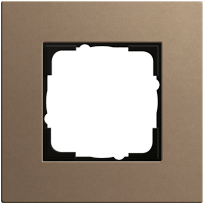 Рамка GIRA Esprit Linoleum-Multiplex светло-коричневый - 1 пост