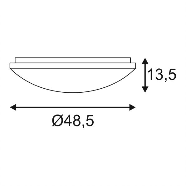 Настенно-потолочный светильник SLV LIPSY 50 M COLOR CONTROL Master 133759. Фотография №3