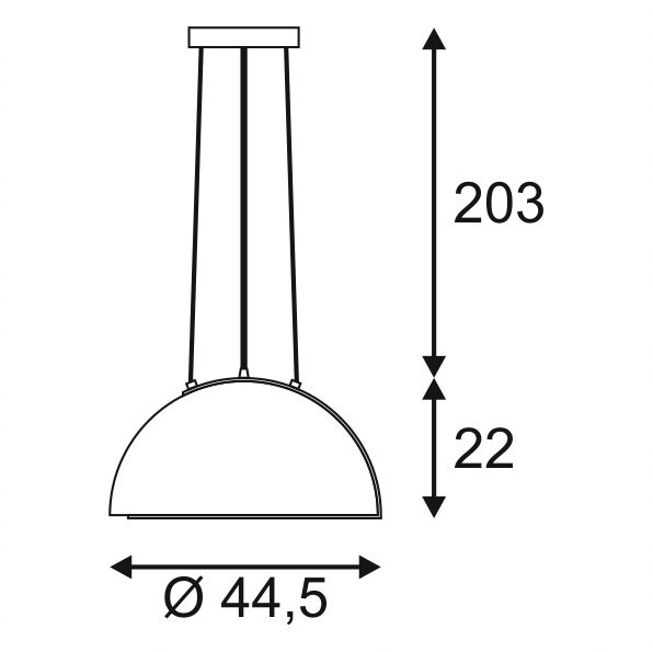 Подвесной светильник SLV 157701 BRENDA PD, алюминий, стекло белое. Фотография №3